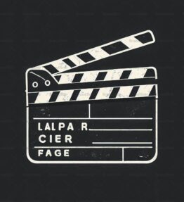 Klappern von Filmklappen im Vintage